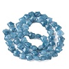 Dyed Natural Malaysia Jade Star Beads Strands G-Z080-A01-04-3