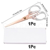Stainless Steel Scissors TOOL-WH0134-53RG-2