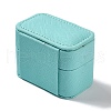 Rectangle PU Leather Jewelry Ring Storage Boxes CON-K002-06C-2