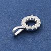 925 Sterling Silver with Cubic Zirconia Charms STER-Q004-01O-S-2