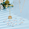 FIBLOOM 1 Strand Baroque Natural Keshi Pearl Beads Strands PEAR-FI0001-08-6