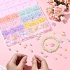496Pcs 12 Styles Transparent Acrylic Beads OACR-YW0002-01-4