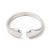 Ion Plating(IP) 201 Stainless Steel Open Cuff Ring RJEW-E063-44P-2