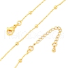Brass Ball Chains Necklaces for Women NJEW-D302-66G-4