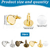 GOMAKERER DIY Blank Dome Cufflinks Making Kit DIY-GO0001-39-2