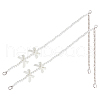 ARRICRAFT 2Pcs Adjustable ABS Imitation Pearl Beaded Bag Straps DIY-AR0003-16C-1