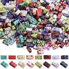 SUNNYCLUE 800Pcs 10 Colors 2-Hole Opaque Glass Seed Beads SEED-SC0001-45-1