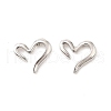 S925 Sterling Silver Stud Earrings EJEW-P305-02D-P-4
