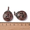 Natural Rhodonite Pendants G-A241-02R-10-3