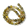 Natural Dragon Veins Agate Beads Strands G-G445-8mm-03-3