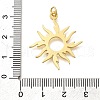 Brass Pendants KK-Q043-26G-3