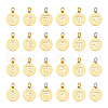 Unicraftale 24Pcs 6 Styles 304 Stainless Steel Charms STAS-UN0048-91-1