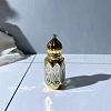 Arabic Style Glass Empty Refillable Roller Ball Bottle PW-WG97347-02-1