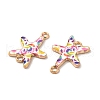 Printed Alloy Connector Charms PALLOY-F298-01K-2