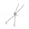 Rack Plating Brass Box Chain Link Bracelet Making KK-A183-03P-1