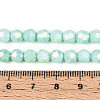 Electroplate Glass Beads Strands EGLA-T021-6mm-15-11-4
