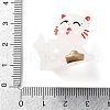 Luminous Resin Lucky Cat Display Decorations DJEW-P020-01B-4