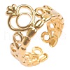 Fashionable 304 Stainless Steel Cuff Rings FS-WG08AB3-03-5