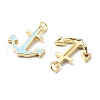 Brass Enamel Pendants KK-L237-023G-3