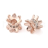Rack Plating Brass Beads KK-B088-10B-RG-2
