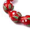 Handmade Lampwork Beads Strands LAMP-R109B-15A-3