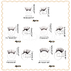   20pcs 5 style Acrylic Doll Eyelashes DOLL-PH0001-42-2