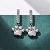 304 Stainless Steel Dangle Stud Earrings EJEW-C148-02P-2