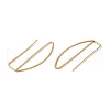 304 Stainless Steel Dangle Hoop Earrings EJEW-Q781-22G-2