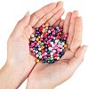 6mm Multicolor Round Glass Pearl Beads About 200pcs for Jewelry Necklace Craft Making HY-PH0008-6mm-01M-2