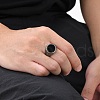 Stainless Steel Color Finger Rings for Men FS-WG49563-04-1