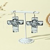 304 Stainless Steel Dangle Earrings EJEW-FS00010-8