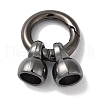 Ring Rack Plating Brass Spring Gate Rings KK-A225-05A-B-1