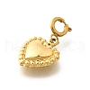 Heart 304 Stainless Steel Pendant Decorations STAS-H202-12G-04-2