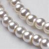 Glass Pearl Beads Strands HY-4D-B02-2