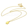304 Stainless Steel Pendant Necklaces NJEW-M099-01E-G-2