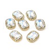Rectangle Octagon Sew on Rhinestone DIY-E062-02G-01-1