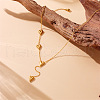Heart Stainless Steel Pendant Y Necklaces for Women WGCB0A8-02-2