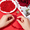 SOFPLATE 1830Pcs 5 Styles ABS Plastic Imitation Pearl Beads OACR-SP0001-01B-3