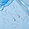 Unicraftale 200Pcs 304 Stainless Steel Earring Hooks STAS-UN0058-49-2