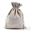 Cotton Cloth Packing Pouches Drawstring Bags ABAG-R011-17X23-01-3