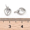Brass with Cubic Zirconia Pendant KK-P271-42P-B-3