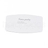 Rectangle Cardboard Jewelry Display Cards CDIS-N002-007-3