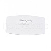 Rectangle Cardboard Jewelry Display Cards CDIS-N002-007-3