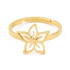 Animal 201 Stainless Steel Adjustable Rings for Women RJEW-D082-05A-2