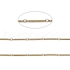 Ion Plating(IP) 304 Stainless Steel Twist Link Chains CHS-G025-16G-2