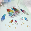 DIY Butterfly Wings Dangle Earring Making Kit DIY-TA0004-45-6