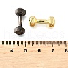 3Pcs 3 Colors Brass Beads KK-XCP0001-97-3
