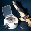 12Pcs 6 Style Insects Themed Alloy Pendants X1-FIND-LS0001-02-5