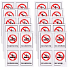 PVC Self-Adhesive No-smoking Warning Stickers STIC-WH0003-017C-8