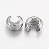 Brass Crimp Beads Covers X-KK-H289-NFN-NF-2